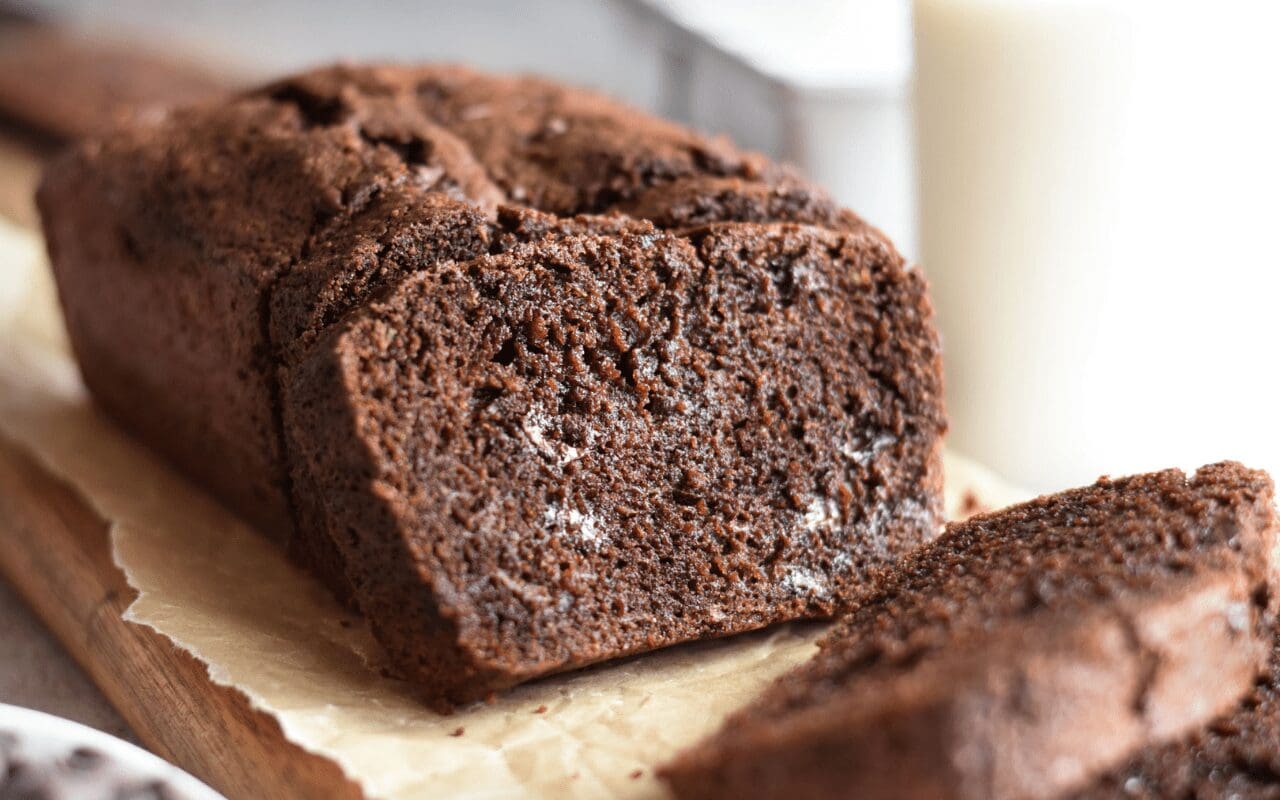 Whole Wheat Double Chocolate Zucchini Bread.