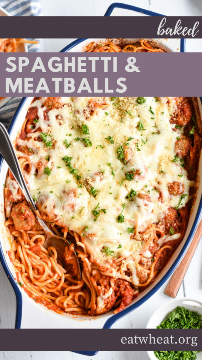Photo: Baked Spaghetti and Meatballs.