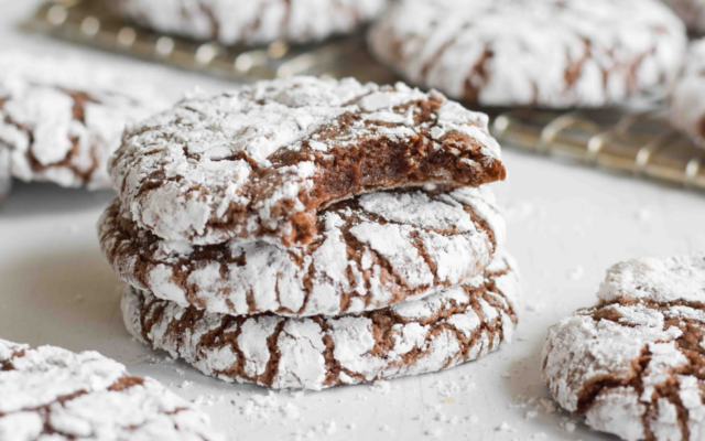 Image: Chocolate Crinkle Cookies.