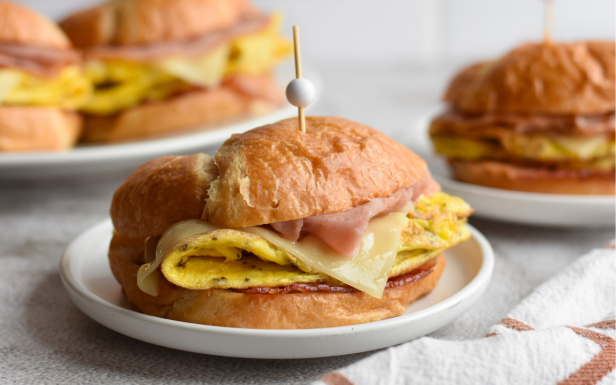 Ultimate Croissant Breakfast Sandwiches.