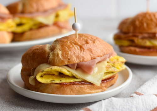Ultimate Croissant Breakfast Sandwiches.