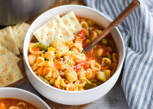 Photo: Easy Pasta Vegetable Soup.