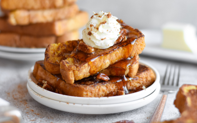 image: Pumpkin Spice French Toast.