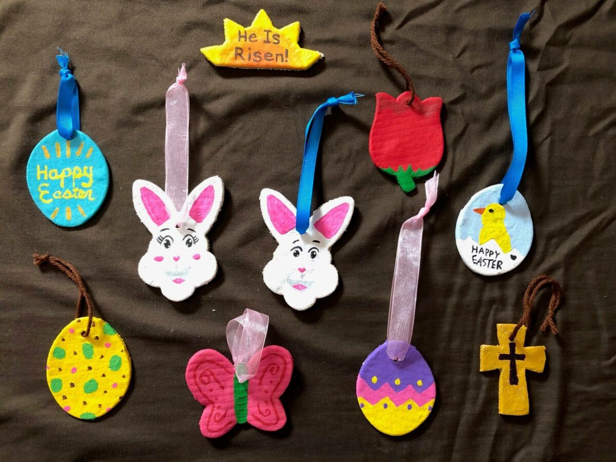 Image: Easter Salt Dough Ornaments.