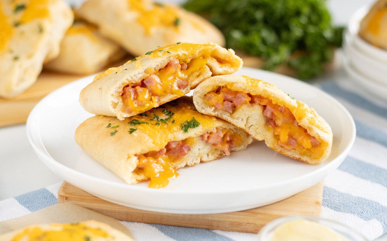 Ham &amp; Cheese Pockets | Eat Wheat